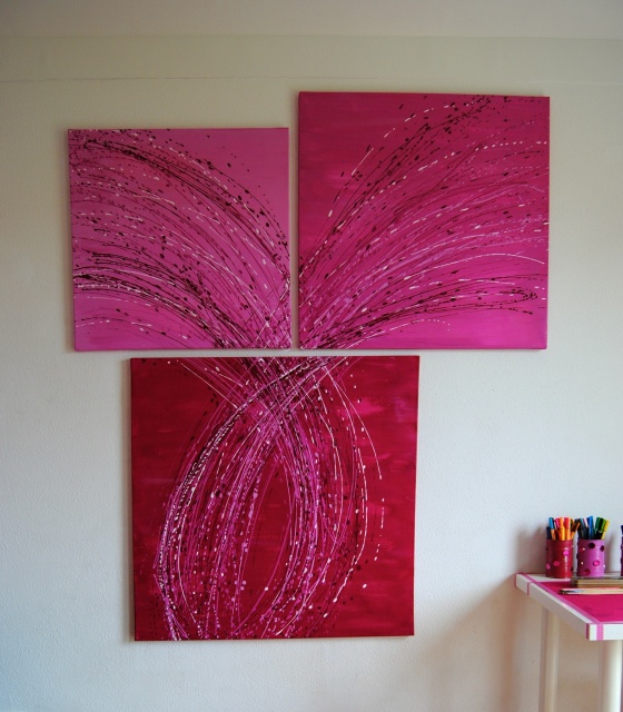 astridstoeppel.com, abstract art, art online, saatchi art artist, modern, contemporary, german art, pink, magenta, colorful, new, collector